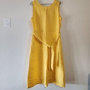 100% linen dress